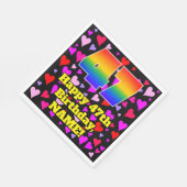 47e verjaardag: Heatten, regenboognr. 47 Servet (Hoek)