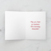 47e verjaardag: kleurrijke muzieksymbolen + regenb kaart (Binnen)