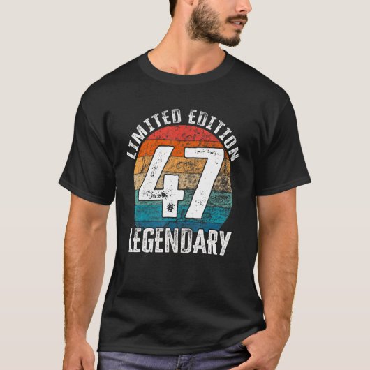 47e verjaardag  Legendary Bday T-shirt (Voorkant)