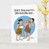 47e verjaardag Mannelijke verzekering Kaart (Gele Bloem)