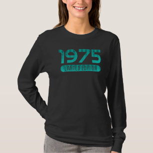 47e verjaardag Mannen dames 47 jaar 1975 2 T-shirt