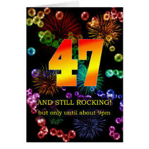 47e verjaardag nog steeds springend