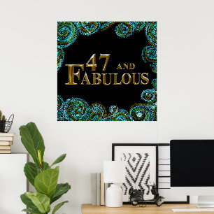 47e verjaardag poster