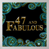 47e verjaardag poster (Voorkant)