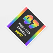 47e verjaardag: Regenboogspectrum # 47, Aangepaste Servet (Hoek)