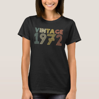 47e verjaardag T Gift 1972 Klassieke Mannen Wome T-shirt