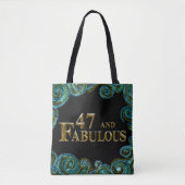 47e verjaardag  tote bag (Voorkant)