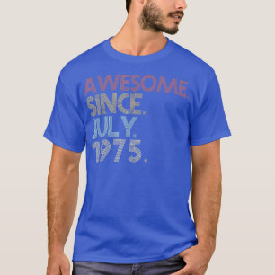 47e verjaardagsfeestje 47 jaar oud geweldig sinds  t-shirt