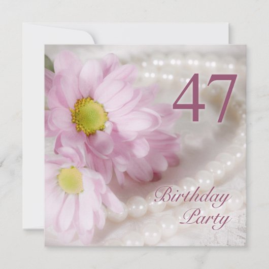 47e wedstrijd van Birthday met daisies Kaart (Voorkant)
