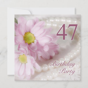 47e wedstrijd van Birthday met daisies Kaart