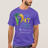 47ste verjaardag t-shirt (Voorkant)