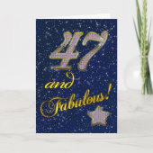 47th Birthday party Invitation (Voorkant)