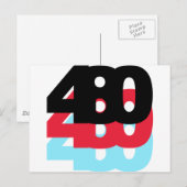 480 Gebiedscode Briefkaart (Voorkant / Achterkant)