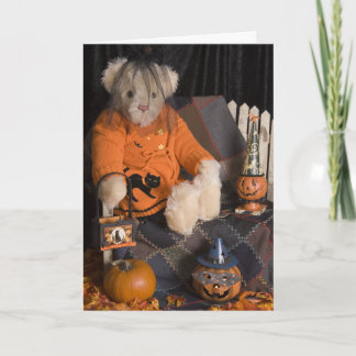 4839 Teddy Bear Halloween Wenskaart Kaart