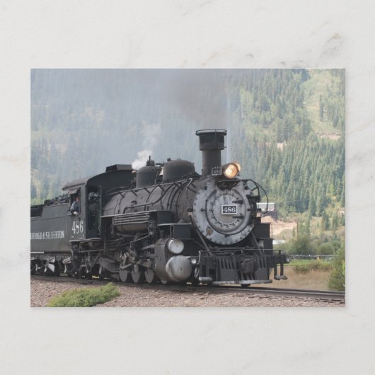 486 het Weggaan Silverton, Colorado Briefkaart (Voorkant)