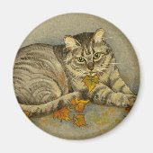 4872 Herfst Kat Magneet (Voorkant)