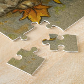 4872 Kat met volledige lederen puzzel Legpuzzel (Zijkant)