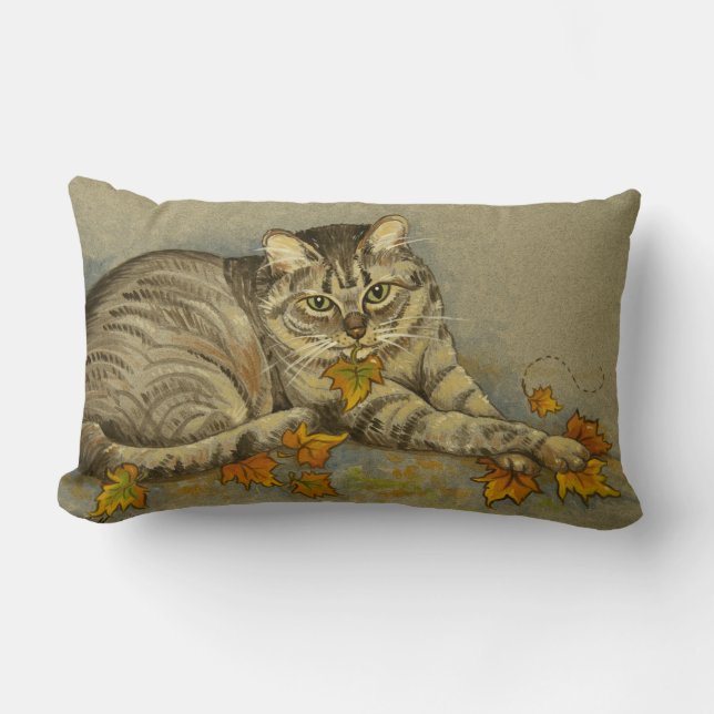 4872 najaar Cat Pillow Kussen (Voorkant)