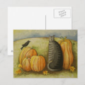 4874 Harvest Cat Briefkaart (Voorkant / Achterkant)