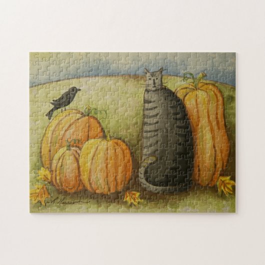 4874 Harvest Cat Puzzle Legpuzzel (Horizontaal)
