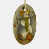 4878 Harvest Snowman Halloween Ornament (Rechts)