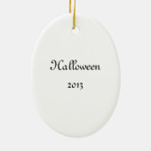4878 Harvest Snowman Halloween Ornament (Achterkant)