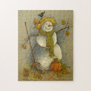 4878 Oogst Snowman Puzzle Legpuzzel