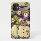 4882 Snowmen Kerstmis Case-Mate iPhone Case (Achterkant)