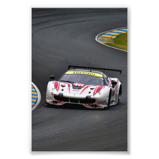 488 GTE 24 uur Le Mans 2019 Foto Afdruk (Voorkant)