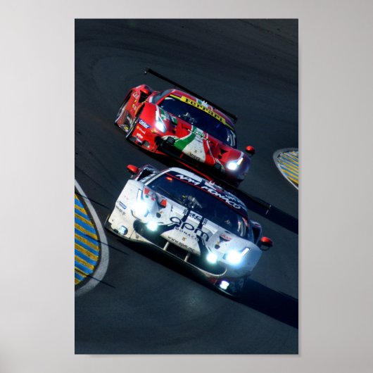 488 GTE EVO 24 uur Le Mans 2022 Poster (Voorkant)