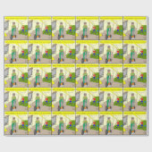 488 Mijn beurt aan vacuüm cartoon Cadeaupapier (Vlak)