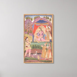 48.6/2 folio 138 Farhad zijn avonturen aan Canvas Afdruk