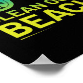 48.Beach CleanUp maakt het mogelijk onze doorvoers Poster (Hoek)