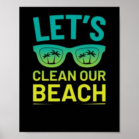 48.Beach CleanUp maakt het mogelijk onze doorvoers Poster (Voorkant)