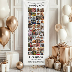 48 Foto Collage Afstuderen Modern Minimaal Wit Spandoek