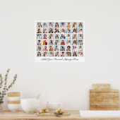 48 Foto Collage Voeg Je Eigen Groet Toe Poster (Keuken)