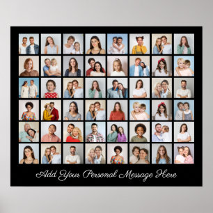48 Foto Collage Voeg Je Eigen Groet Toe Poster