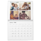 48 foto - eenvoudige moderne familie 2024 aangepas kalender (Jan 2026)