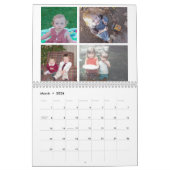 48 foto - eenvoudige moderne familie 2024 aangepas kalender (Mar 2026)