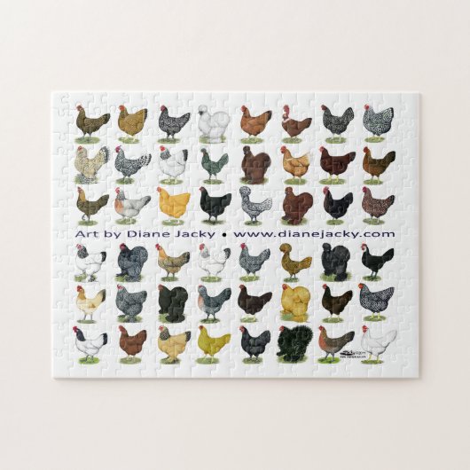 48-Hen Promo Legpuzzel (Horizontaal)