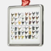 48-Hen Promo Metalen Ornament (Links)