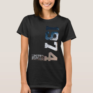 48 jaar 48e verjaardag 1974 t-shirt