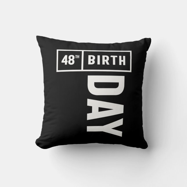 48 jaar - 48e verjaardag Funny Gift Kussen (Voorkant)