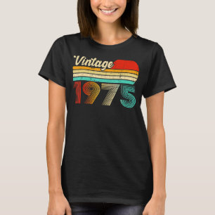 48 jaar geboortedag 1975 48e verjaardag t-shirt