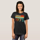 48 jaar geboortedag 1975 48e verjaardag t-shirt (Voorkant volledig)
