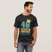 48 jaar Geweldige 48e verjaardag T-shirt (Voorkant volledig)