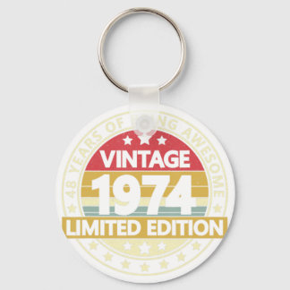 48 jaar Old Gifts  1974 Limited Edition 48t Sleutelhanger