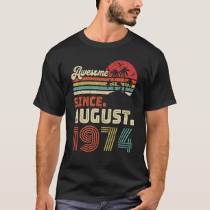 48 jaar oud Geweldige sinds augustus 1974 48ste ge T-shirt