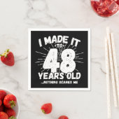 48 Jaar Oud Sarcastisch Meme Grappig 48e Verjaarda Servet (Insitu)