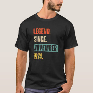 48 jaar oude 48e verjaardag BDay Legend sinds nove T-shirt